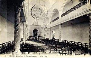 Setif- Synagogue - Interieur -1915